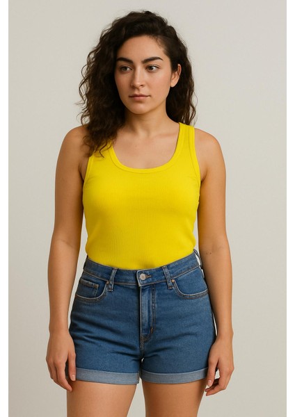 Kadın Kaşkorse Geniş Askılı Crop modelleri