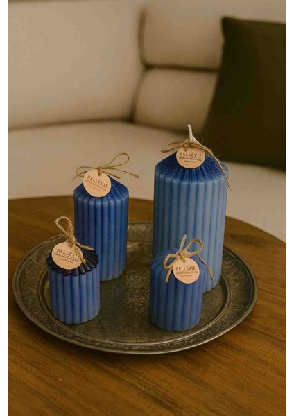 Dekoratif Mum 4'lu Set