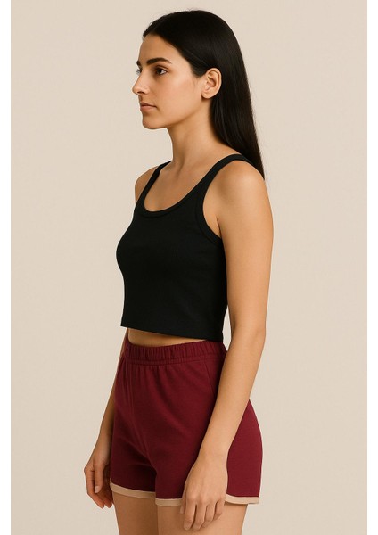 Kadın Kaşkorse Geniş Askılı Crop fiyatları