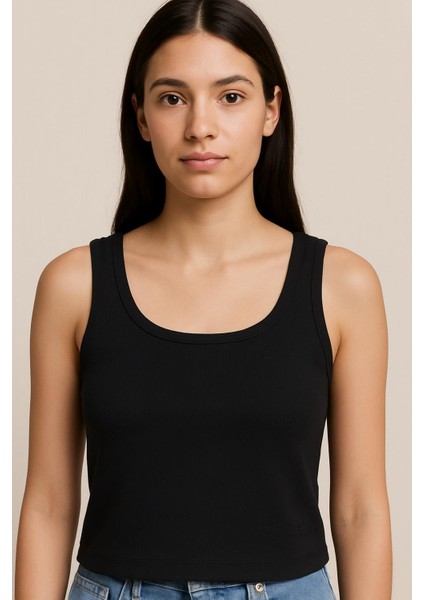 Kadın Kaşkorse Geniş Askılı Crop fırsatları