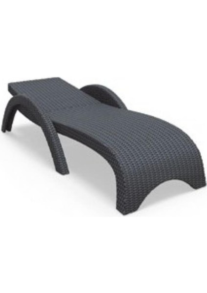 TRK-860 Siesta Fiji Rattan Desenli Ayarlanabilir Lüks Şezlong