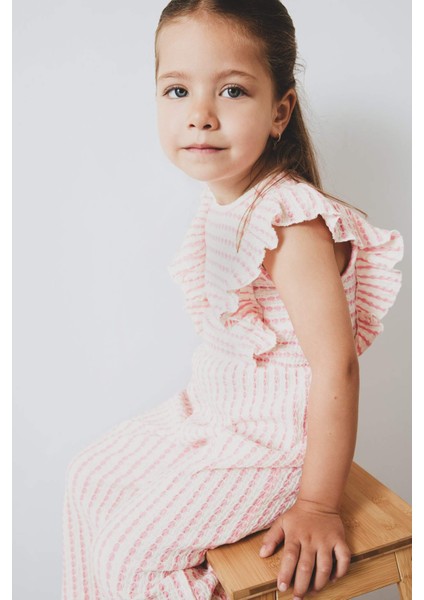 Kız Bebek Çizgili Kolsuz Tulum E8760A525SM fırsatları