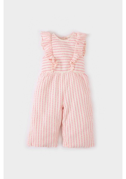 Kız Bebek Çizgili Kolsuz Tulum E8760A525SM indirimleri