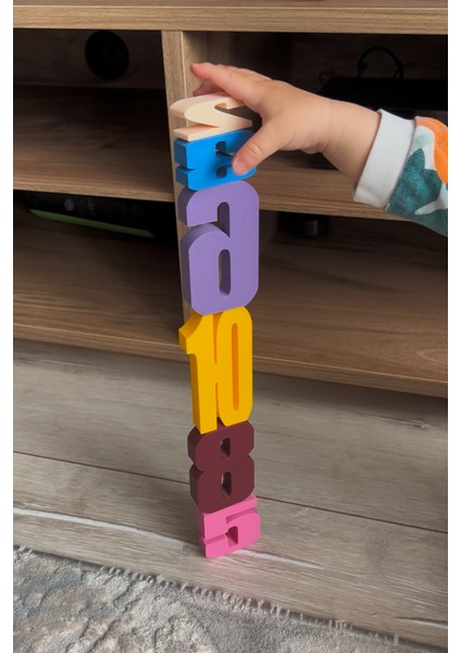 Montessori Sayı Blokları Eğitici Oyuncak Seti – 3D Baskı Çocuk Oyuncakları