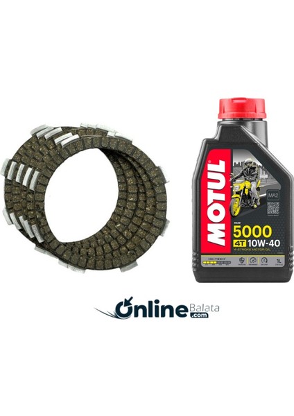 Kuba Tk-03 Debriyaj Balata Yağ Set Motul 5000 OBDB008