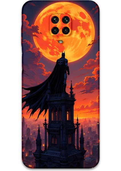Xiaomi Redmi Note 9s Uyumlu Batman Desenli Telefon Kılıfı + Ekran Koruyucu - 5829