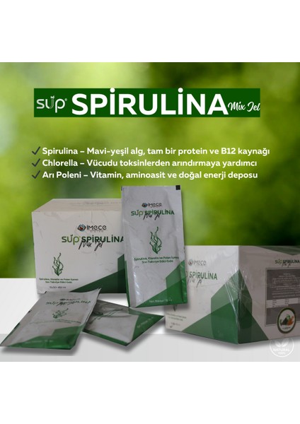 Spirulina Mix Jel – Bitkisel Takviye Edici Jel Formül fırsatları