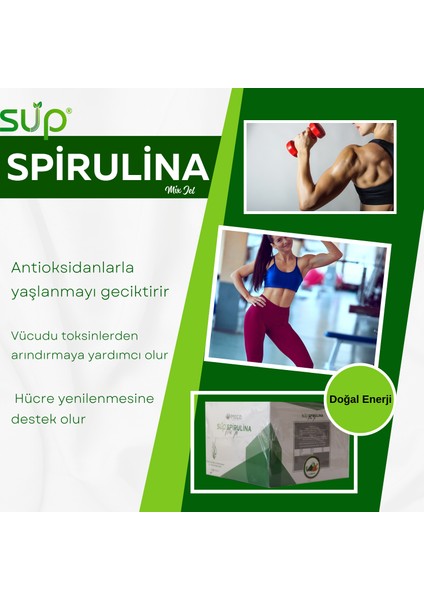 Spirulina Mix Jel – Bitkisel Takviye Edici Jel Formül indirimleri