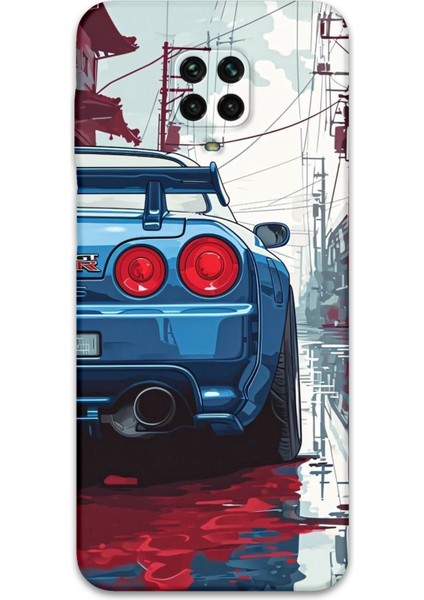 Xiaomi Redmi Note 9s Uyumlu Araba Desenli Telefon Kılıfı + Ekran Koruyucu - 5761