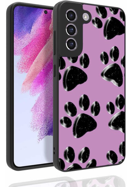 Galaxy S21 Fe Kılıf Desenli Kamera Korumalı Parlak Joec Nora Kapak-No3