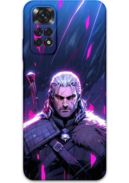 Xiaomi Redmi Note 11S Uyumlu Geralt Desenli Telefon Kılıfı + Ekran Koruyucu - 5826