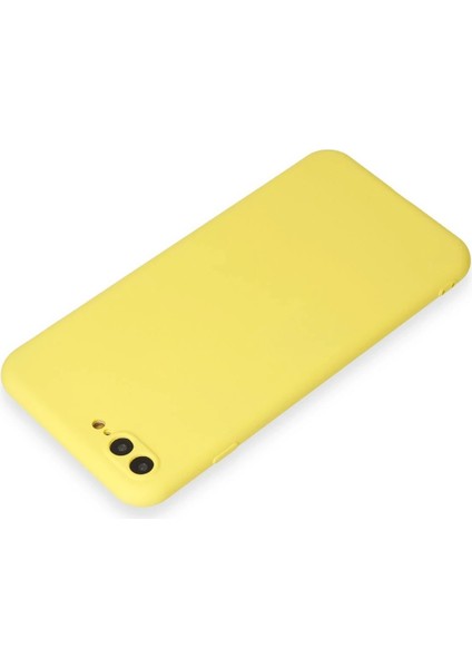 Newface iPhone 7 Plus Kılıf First Silikon - Sarı