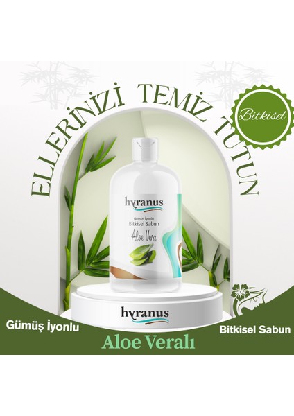 Gümüş İyonlu, Aloe Veralı Bitkisel Sıvı Sabun fırsatları