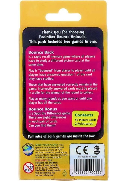 GreenBoard BrainBox Seksek Hayvanlar (Bounce Animals)