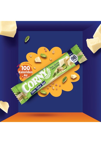 Tam Tahıl Bar Beyaz Çikolata Antep Fıstığı 20G x 12 Adet fiyatları