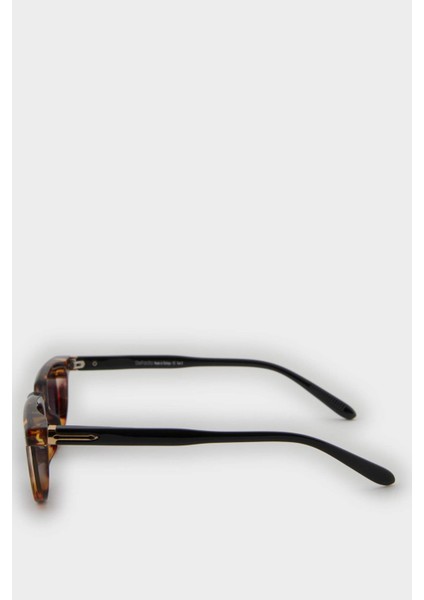 Kadın Leopar Plastik ÇerçeveSiyah Cam Klasik UV Güneş Gözlüğü F0608AXNS fırsatları