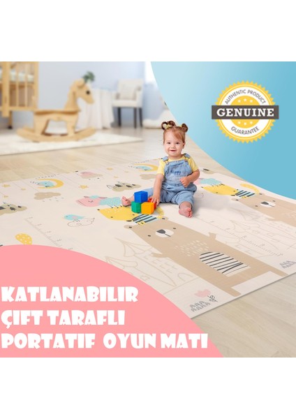 Infant Hobby Amigos Katlanabilir Köpük Oyun Matı 160 x 180 x 1 cm fırsatları