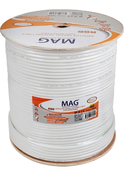 Mag Avangart Bakır Sat1 Kablo 300 Metre Çanak Anten Uydu Lnb Arası Anten Kablosu fiyatları