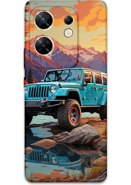 Infinix Zero 30 4g Uyumlu Araba Desenli Telefon Kılıfı - 5758
