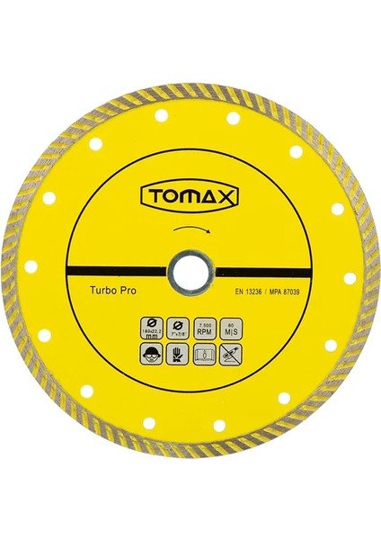 Turbo Elmas Mermer Granit Kesici 115X2,0X22