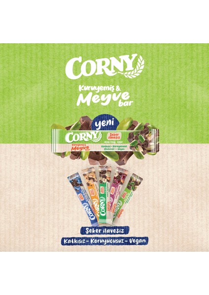 Kuruyemiş & Meyve Bar Antep Fıstığı Kakao 35G x 12 Adet