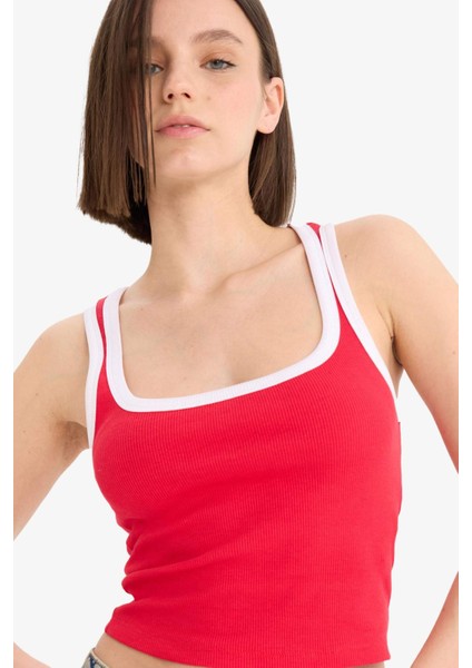 Coool Fitted U Yaka Fitilli Kaşkorse Atlet F1776AX25SM