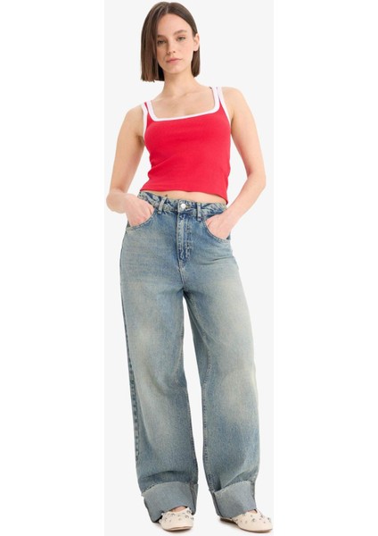 Coool Fitted U Yaka Fitilli Kaşkorse Atlet F1776AX25SM