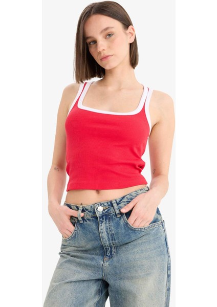 Coool Fitted U Yaka Fitilli Kaşkorse Atlet F1776AX25SM