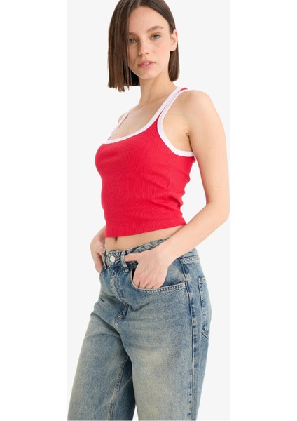 Coool Fitted U Yaka Fitilli Kaşkorse Atlet F1776AX25SM