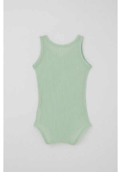 Kız Bebek Çıtçıtlı Atlet Zıbın Body Jakarlı 9 Ay-3 Yaş, Su Yeşili fiyatları