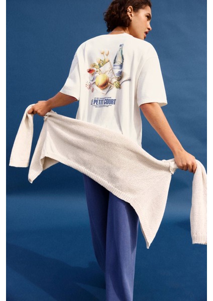Tenis Grafik Baskılı T-Shirt