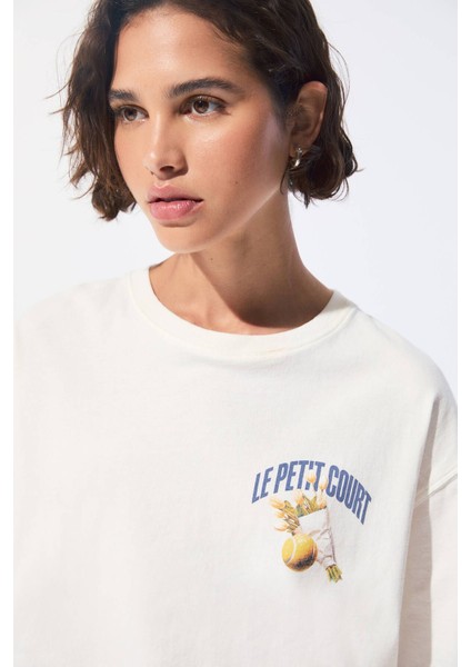 Tenis Grafik Baskılı T-Shirt fırsatları