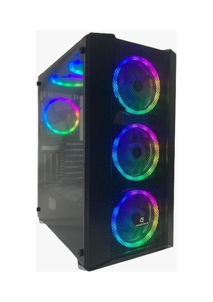 Panda 4X120MM Rgb Fanlı Kumandalı Atx Oyuncu Bilgisayar Kasası