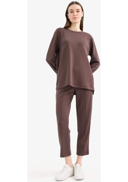 Regular Fit Esnek Belli Cepli Basic Düz Pantolon E1954AX25SP modelleri
