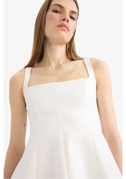 Fitted U Yaka Kolsuz Bluz F3471AX25SP