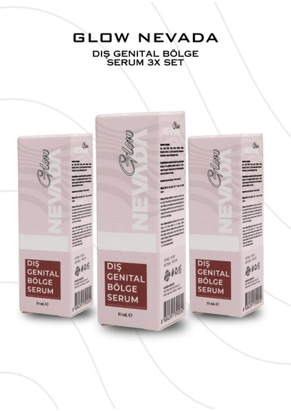 3'lü Set Dış Genital Bölge Serumu 10 ml