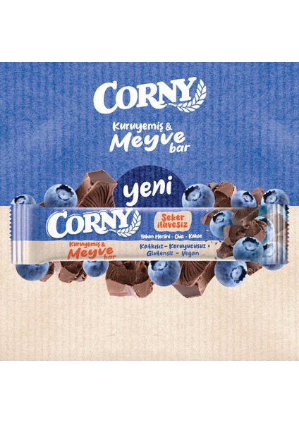 Kuruyemiş & Meyve Bar Yaban Mersini Chia Kakao 35G x 12 Adet fiyatları