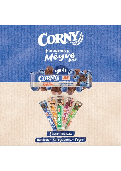 Kuruyemiş & Meyve Bar Yaban Mersini Chia Kakao 35G x 12 Adet fırsatları