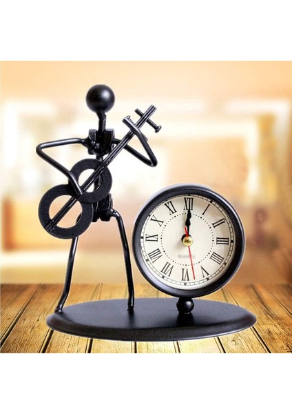 Dekoratif Metal Müzisyen Saat