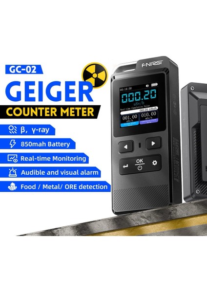 Gc-02 Geiger Sayacı Nükleer Radyasyon Test Cihazı modelleri