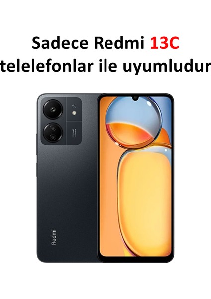 Xiaomi Redmi 13C Kılıf Gümüş Taşlı Darbe Önleyici Silikon Kapak modelleri