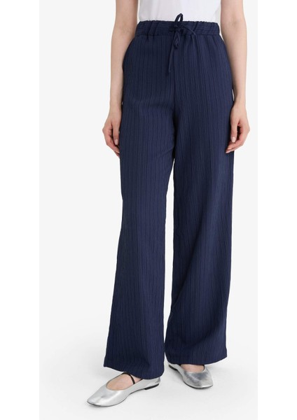 Relax Fit 2'li Takım Gofre Dokulu Uzun Kollu Kimono Pantolon F4095AX25SM fırsatları