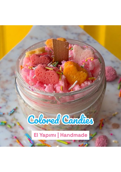 Colored Candies Cup Cake Mum