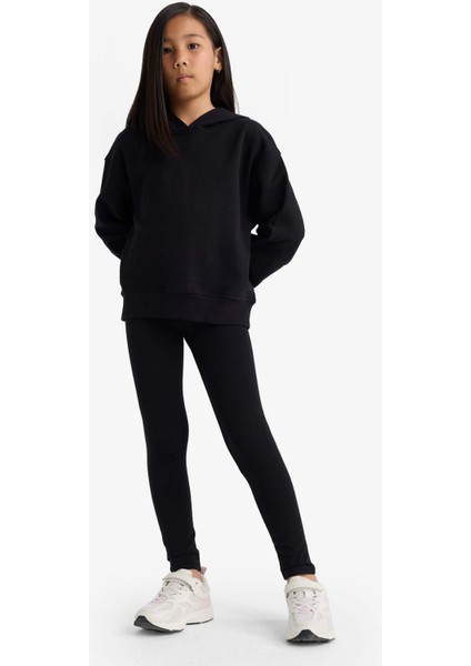 Kız Çocuk Basic Düz Uzun Siyah Tayt B5654A825SM fiyatları