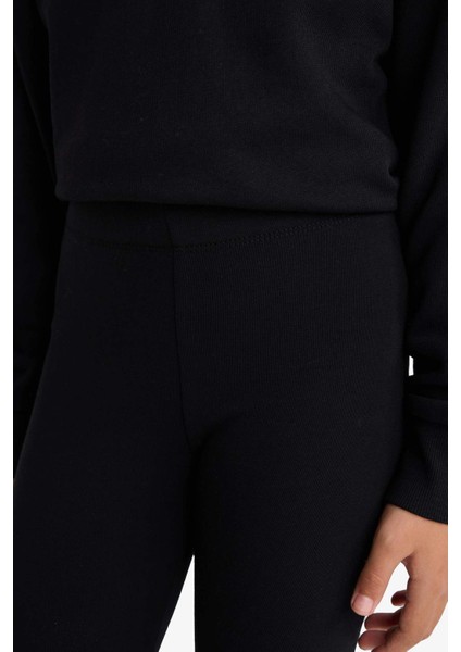 Kız Çocuk Basic Düz Uzun Siyah Tayt B5654A825SM indirimleri