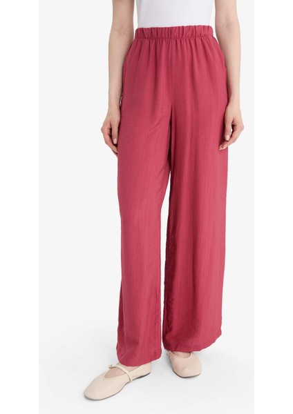 Wide Leg Krinkıl Kumaş Pantolon E7978AX25SM