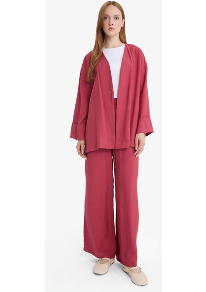 Wide Leg Krinkıl Kumaş Pantolon E7978AX25SM