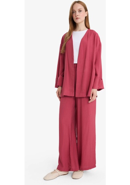 Wide Leg Krinkıl Kumaş Pantolon E7978AX25SM