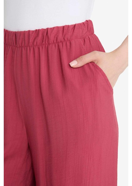 Wide Leg Krinkıl Kumaş Pantolon E7978AX25SM