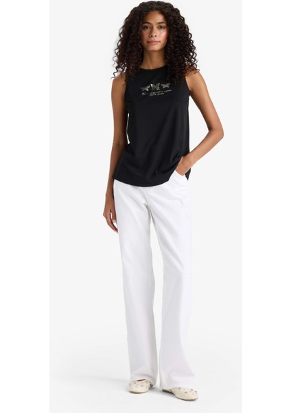 Relax Fit Baskılı Bisiklet Yaka Atlet F6234AX25HS fiyatları